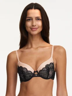 Chantelle MIDNIGHT FLOWERS T-Shirt BH -BHs importe boutique C12N60 011 2 scaled